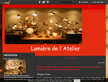Tablet Screenshot of lumieredelatelier.com
